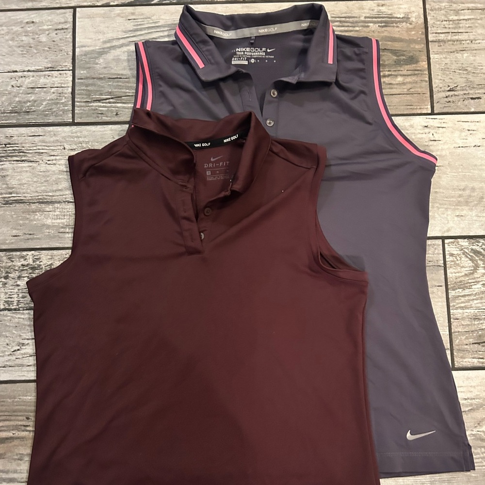 Nike Dri-FIT Victory sleeveless women’s golf polo bundle